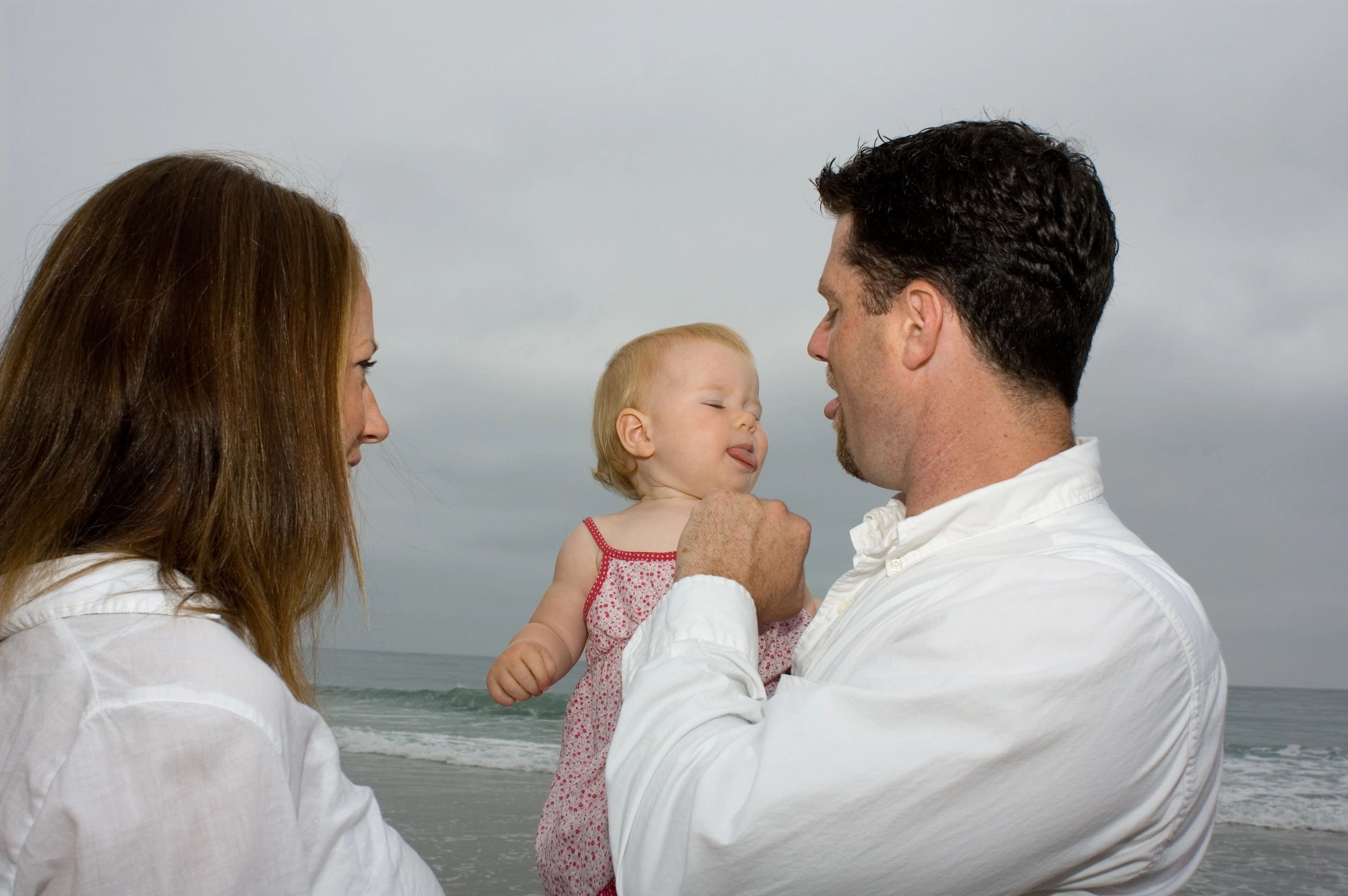 happy family in new home North County San Diego